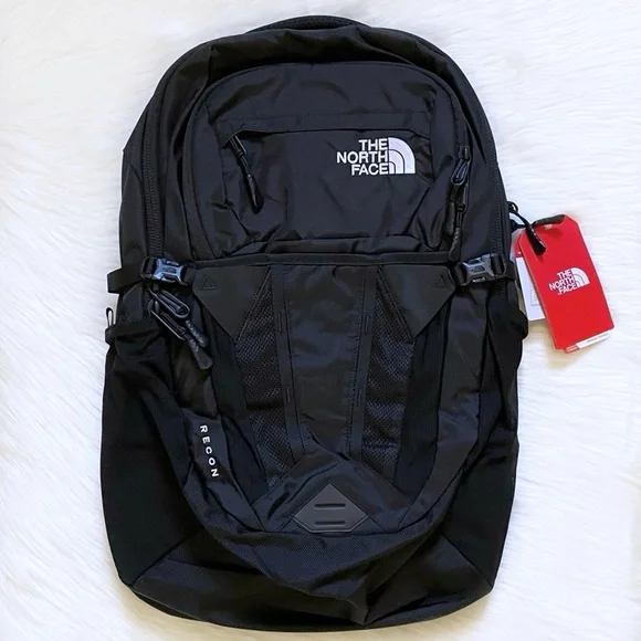 The North Face Unisex Recon Black 30 Liter Backpack - Picture 1 of 9